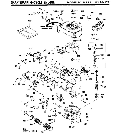 143.344072 Type 0 4-cycle Engine