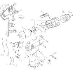 BSA34KA Type 1 9.6v Drill/driver 1 Unid.