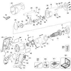 DW938-ROT Tipo 1 18v Cordless Recip.saw 1 Unid.