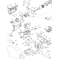 DW932KH Tipo 1 18v Cdls Biscuit Jointer 1 Unid.