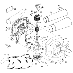 BV200 Type 1 Blower/vacuum 1 Unid.