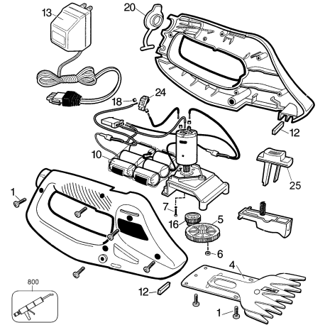 74147 Type 1 6v Grass Shear (sears)