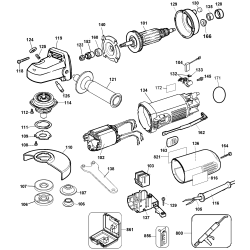 27326 Tipo 1 4-1/2 Small Angle Grinder 1 Unid.