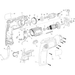 DW503 Tipo 2 3/8-inch Hammerdrill 1 Unid.