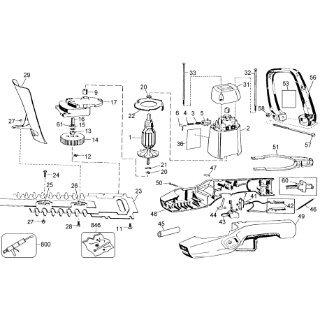 TR450-04 Type 1 22 Hedge Trimmer