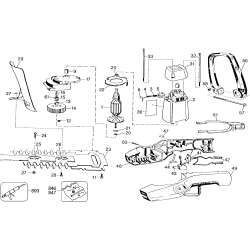 TR250-04 Type 1 16 Hedge Trimmer 1 Unid.