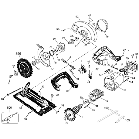 7308-46 Type 2 184mm Circular Saw