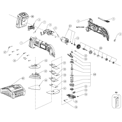 PCC510 Tipo 1 18v Multi-tool 1 Unid.