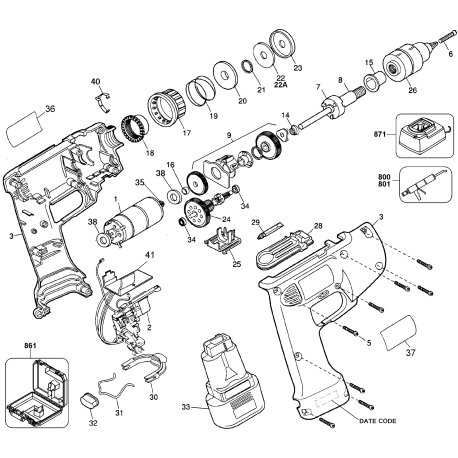 D945K-04 Tipo 1 Cdls Drill Kit Canada