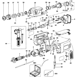 D523K-04 Tipo 100 5/8 Rotary Hammer-canada 4 Unid.