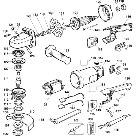 27724 Type 1 5in Angle Grinder