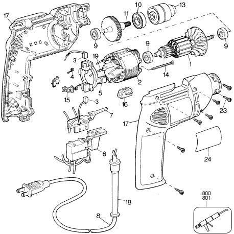 22867 Tipo 1 Keyless Drill