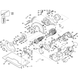 DW359-220 Tipo 1 7-1/4 Circ Saw 1 Unid.