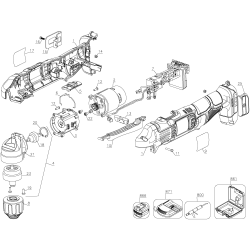 DCD720N-WXE Type 1 14.4v Right Angle Drill B 8 Unid.