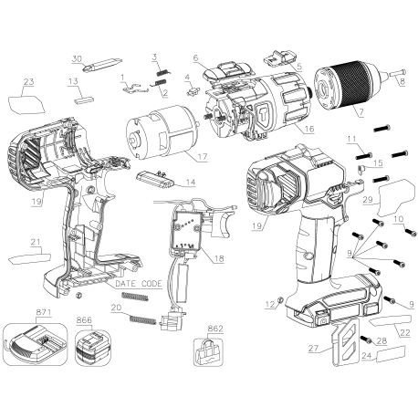 FMC620LA Type 1 20v Hammerdrill