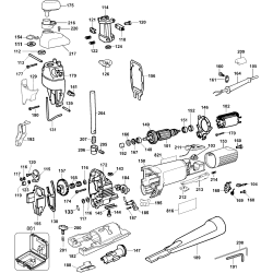 DW324K Tipo 2 Barrel Grip Jig Saw 1 Unid.