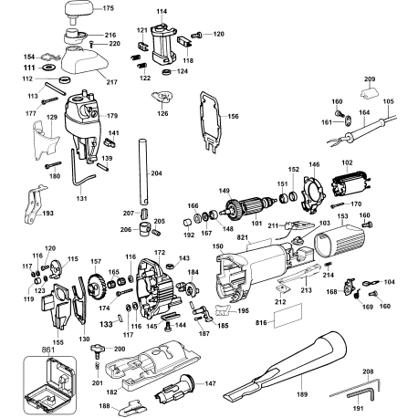 DW324K Tipo 2 Barrel Grip Jig Saw