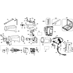 DW304K-44 Tipo 1 6amp Recip.saw-chile 1 Unid.