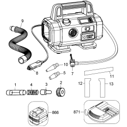 PCC583B Type 1 Inflator ( Bare Tool) 1 Unid.