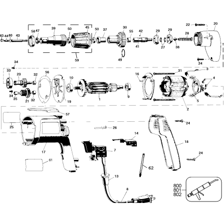 DW254 Tipo 1 Deck Gun Screwd