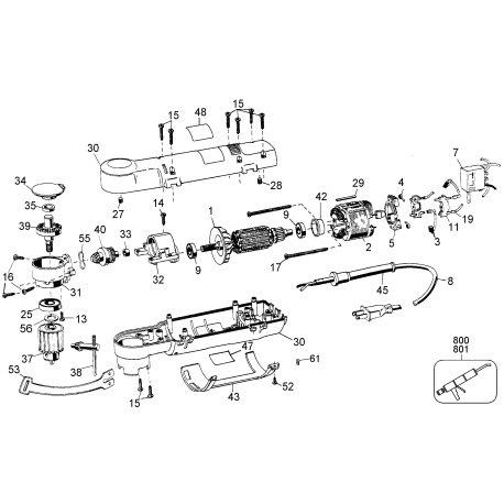 DW161 Tipo 1 1/4in 2000rpm Shorty