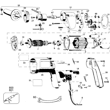 DW110-45 Tipo 1 13mm Drill Nz/aust