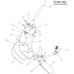 N100C-HDL Tipo 0 Aux Pneumatic Hndl 1 Unid.