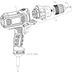 35592 Tipo 1 Craftsman Drill Drvr 1 Unid.