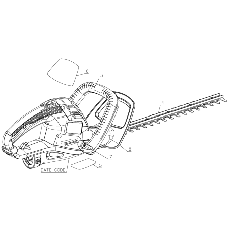 HT18 Type 1 18 In Hedge Trimmer - Fob