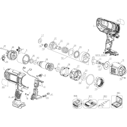 DCF889HKN Tipo 2 18v Hr Xr Ht Wrench Kit C 1 Unid.