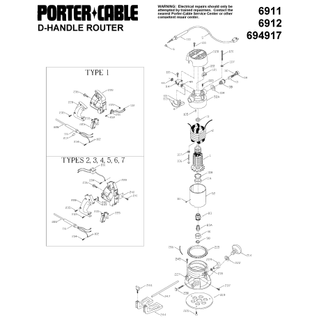 691 Type 1 Router 1-1/2 Hp