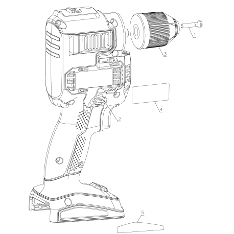 PCC520B Tipo 1 Close Quarter Drill(18v B