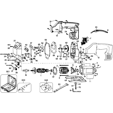 DW318K-35 Tipo 1 Orbital Jigsaw-lat.amer.