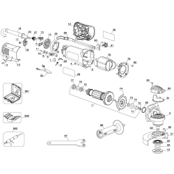 D28113KD Tipo 2 115mm Small Angle Grinder 1 Unid.