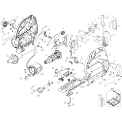 STSJ0600K Tipo 1 600w Jigsaw - Kit Box 1 Unid.