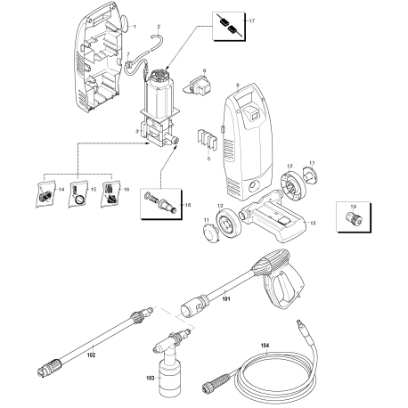 PW1360 Type 1 1450psi Pressure Washer