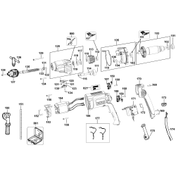 DW520K Tipo 1 1/2 Hammer Drill 1 Unid.