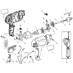 BH200 Tipo 1 3/8 Hammer Drill 1 Unid.