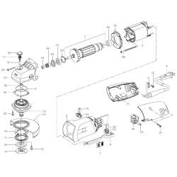 7425 Type 1 5 In Angle Grinder 1 Unid.