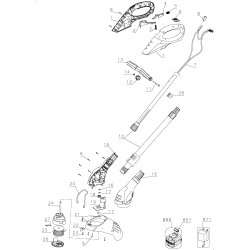 NST1810B Tipo 1 18v String Trimmer 1 Unid.