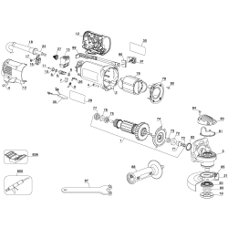 D28111KD Tipo 2 115mm Small Angle Grinder 1 Unid.