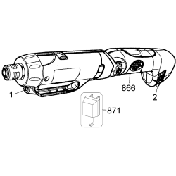 PD600G Type 1 6v Screwdriver 1 Unid.