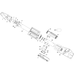 51890 Tipo 1 20 Hedgetrimmer 2 Unid.