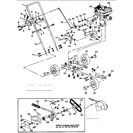 536.796512 Type 0 9 In-2.5 H.p. Edger