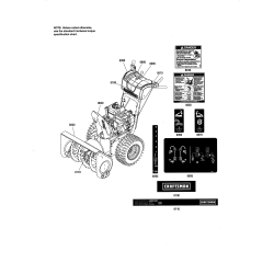 536.886180 Type 0 Gas Snowthrower