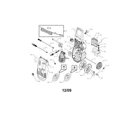 580.752020 Tipo 0 Elec Pressure Washer