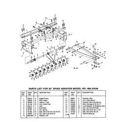 486.24336 Type 0 36 Spike Aerator