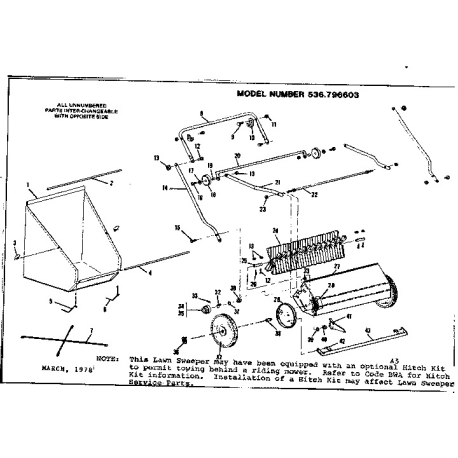 536.796603 Type 0 30 In. Lawn Sweeper