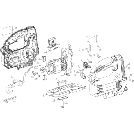 PCE345 Tipo 1 6amp Orbital Jigsaw