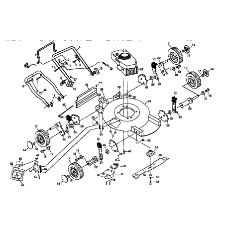 917.386050 Type 0 Rotary Lawn Mower